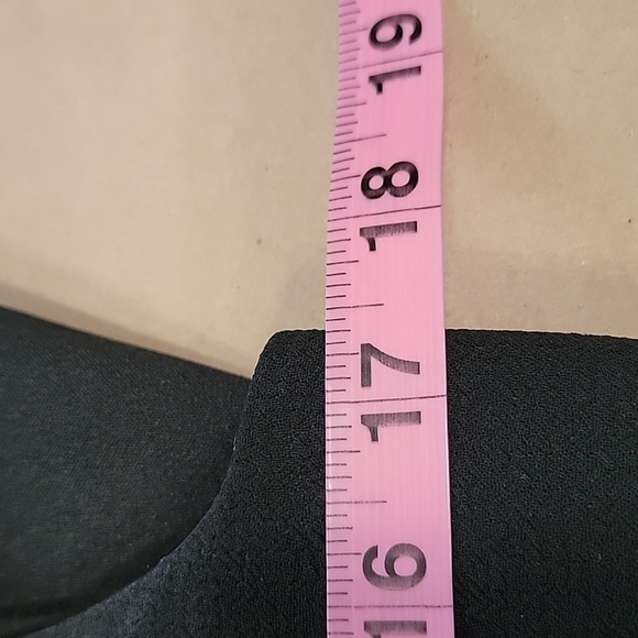 Loft Size 4 Black Flutter Sleeve Sheath Dress, Gently Used Condition - Picture 11 of 16